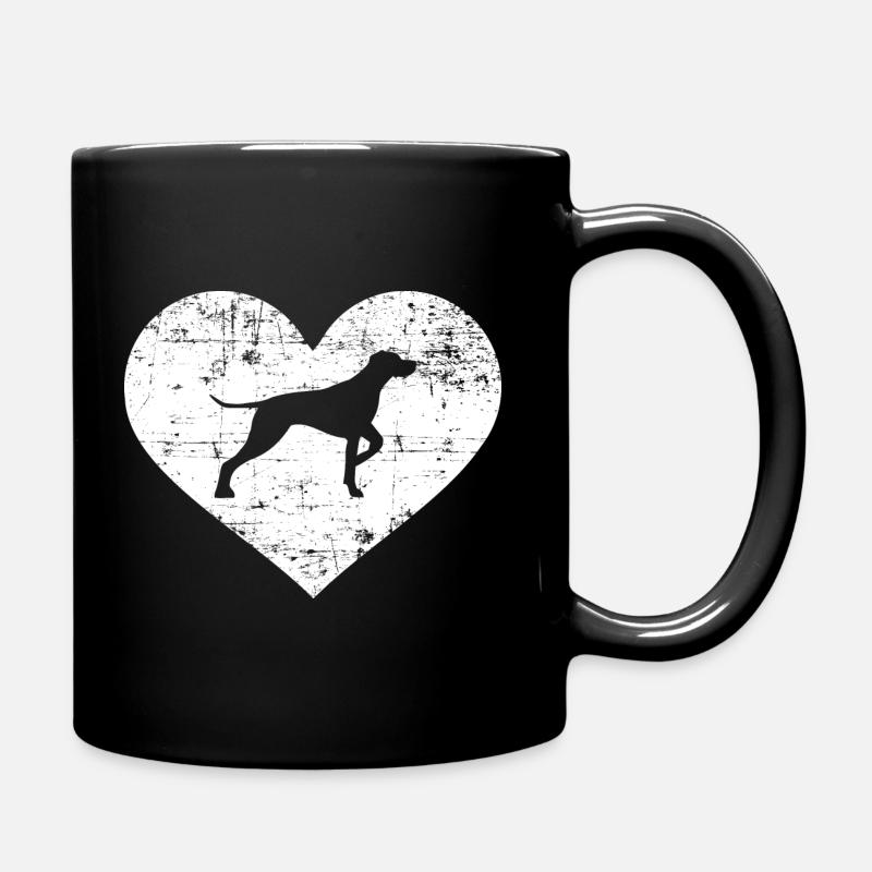 Deutsch Kurzhaar - Tasse einfarbig - Schwarz
