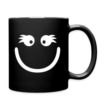 Laugh eyes - Full Colour Mug - black - Right