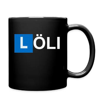Löli - Tasse einfarbig - Schwarz - Rechts