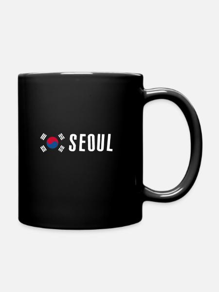 Séoul - Mug uni - noir