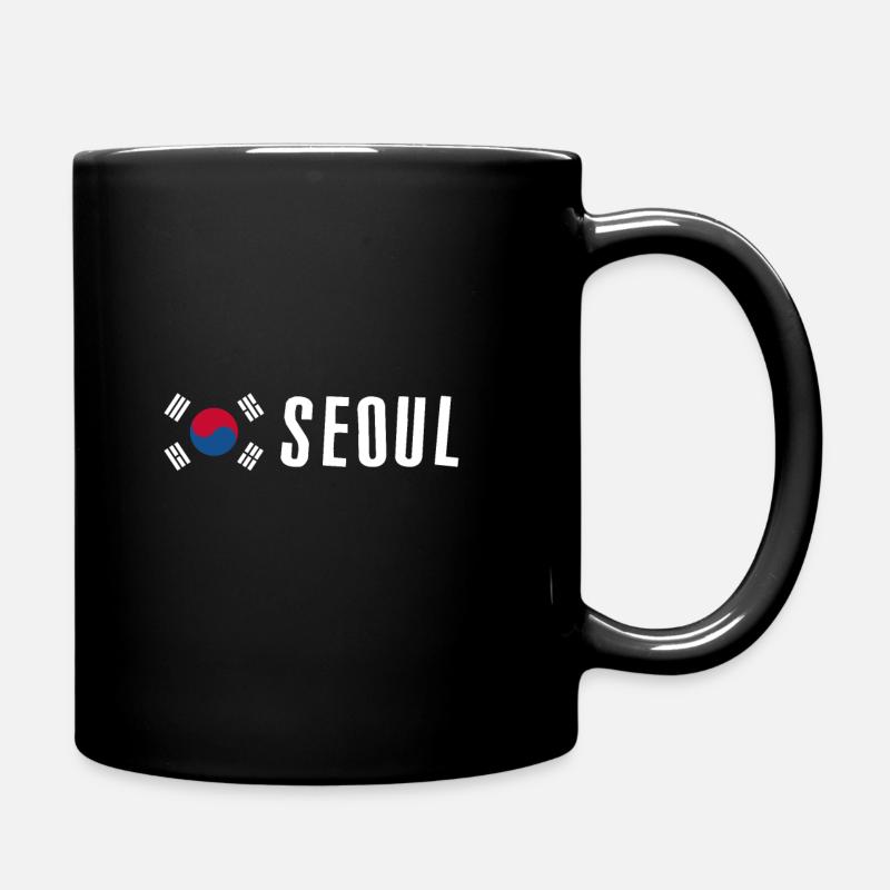 Séoul - Mug uni - noir
