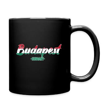 Budapest Hungary Tourist Souvenir Gift Idea - Tasse einfarbig - Schwarz - Rechts