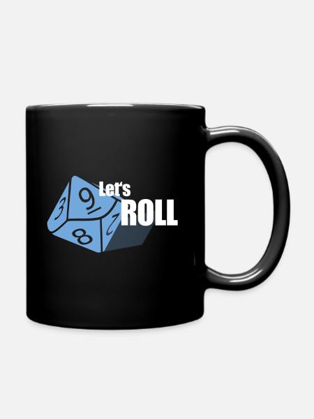 Dice Rolls - Jeu de société - Soirée jeux de société - Mug uni - noir