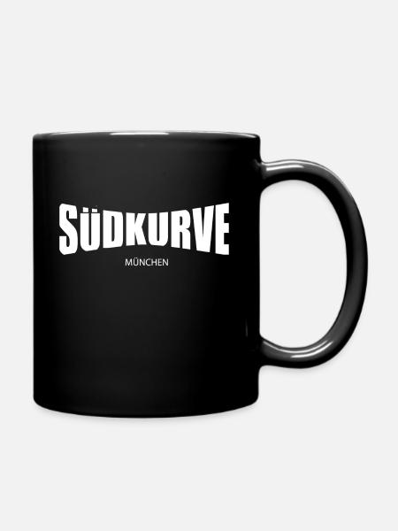Südkurve München - Tasse einfarbig - Schwarz