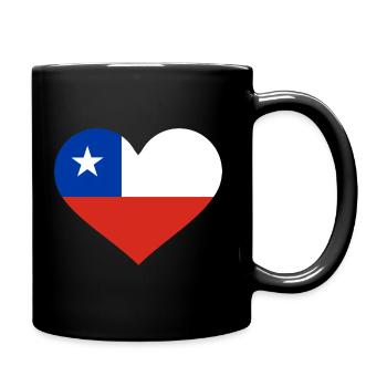 Chile - Tasse einfarbig - Schwarz - Rechts