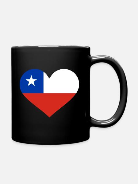 Chile - Tasse einfarbig - Schwarz