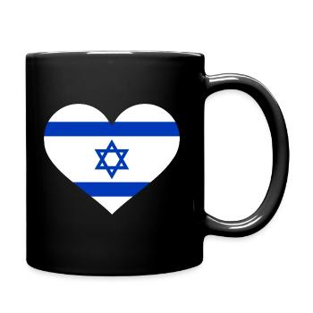 Israel - Tasse einfarbig - Schwarz - Rechts