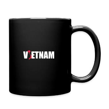 Vietnamese Vietnam Vietnamesisch Geschenk - Tasse einfarbig - Schwarz - Rechts