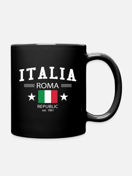 Italia - Full Colour Mug - black