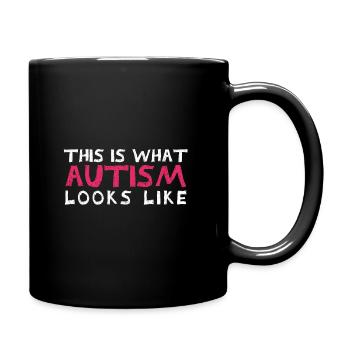 autism - Full Colour Mug - black - Right