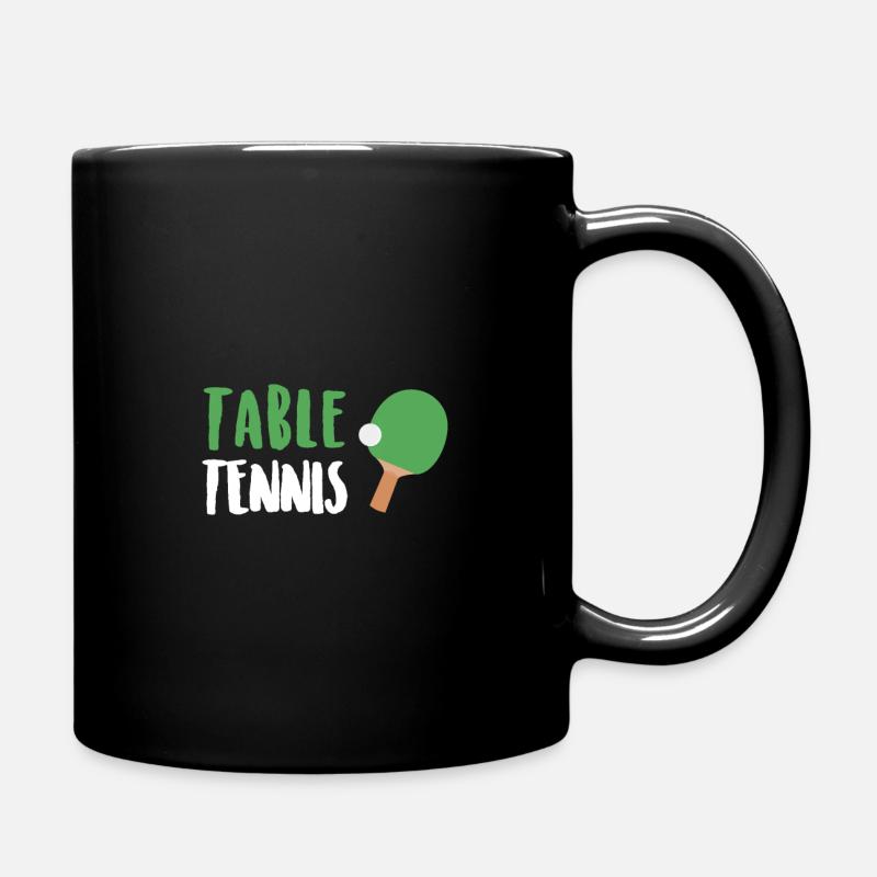 Table tennis - Full Colour Mug - black