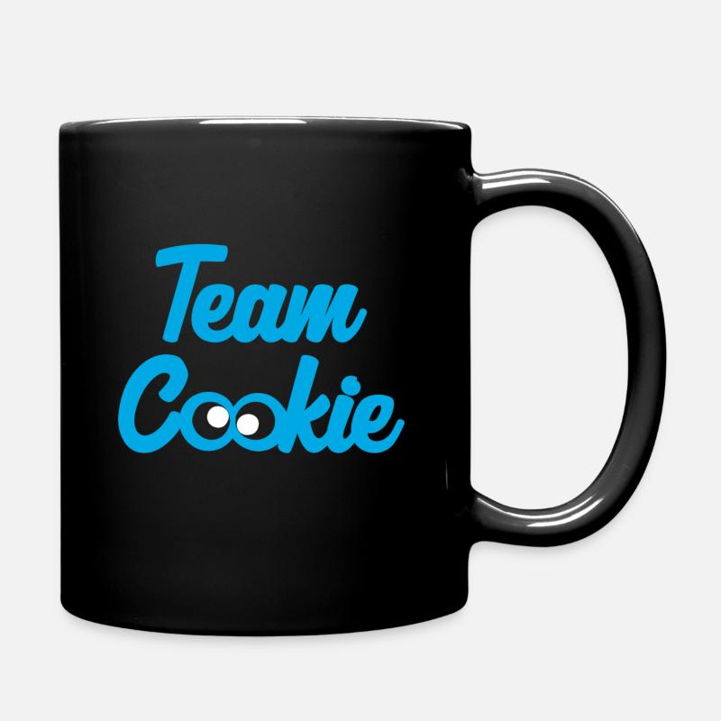 Team Cookie Kekse Plätzchen - Tasse einfarbig - Schwarz