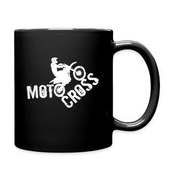 Moto Cross Dirt Bike - Mug uni - noir - Droite
