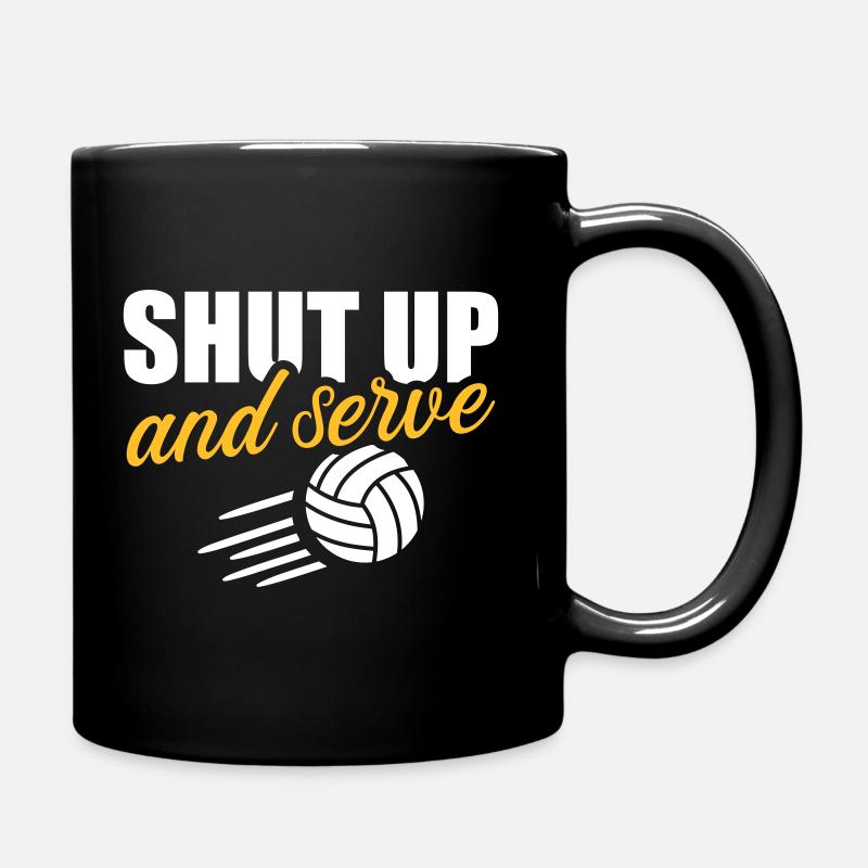 volley- - Mug uni - noir