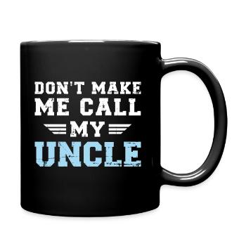 uncle - Full Colour Mug - black - Right