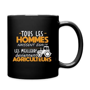 Agriculteur - Agriculture - Fermier - Cadeau - Mug uni - noir - Droite