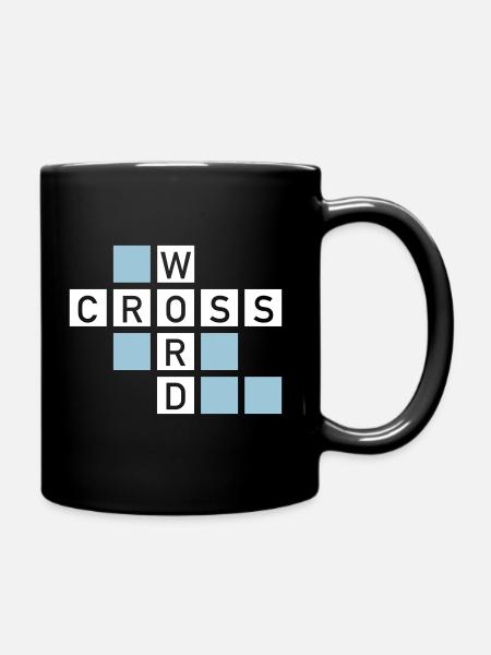 Mots croisés - Mug uni - noir