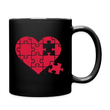 Puzzle - Full Colour Mug - black - Right
