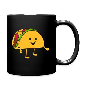 Taco - Tasse einfarbig - Schwarz - Rechts