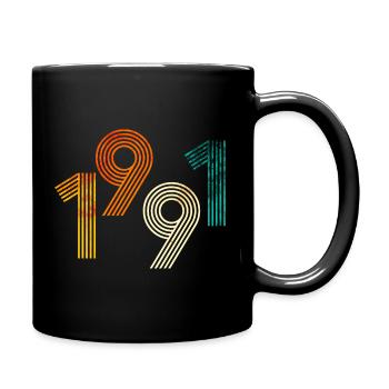 1991 - Tasse einfarbig - Schwarz - Rechts