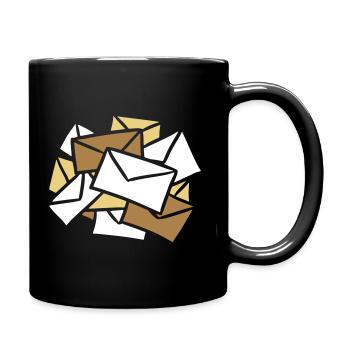 Nouvelles Lettres News Letters Post mail - Mug uni - noir - Droite