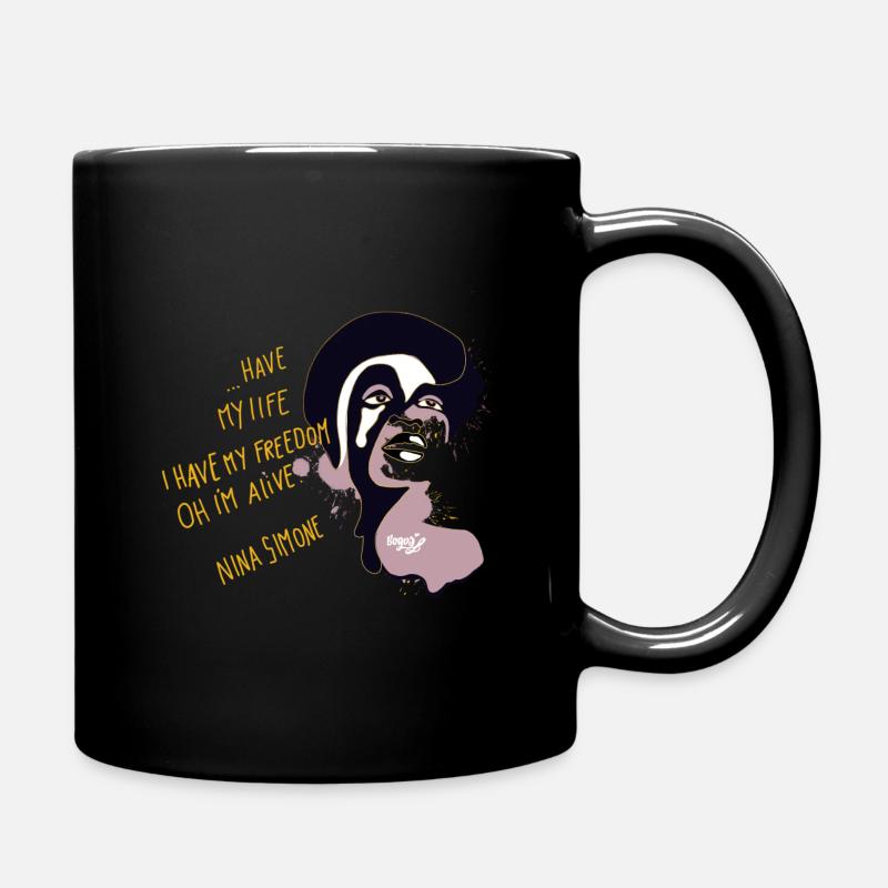 Nina simone - Mug uni - noir