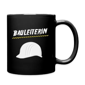 Chef de chantier - Mug uni - noir - Droite