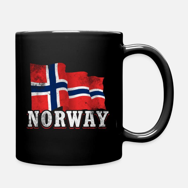 Norvège Drapeau - Mug uni - noir