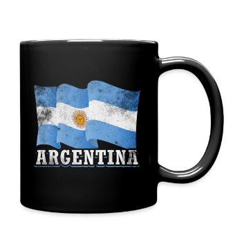 Drapeau de l’Argentine - Mug uni - noir - Droite