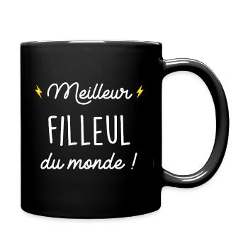 Meilleur Filleul du Monde - Mug uni - noir - Droite
