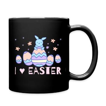 jour de Pâques - Mug uni - noir - Droite