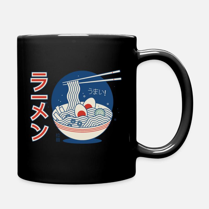 Japanese food - Full Colour Mug - black