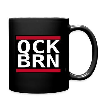 QCK BRN - Tasse einfarbig - Schwarz - Rechts