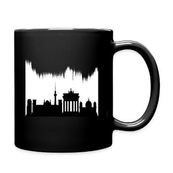 Berlin Germany Deutschland Skyline City - Full Colour Mug - black - Right