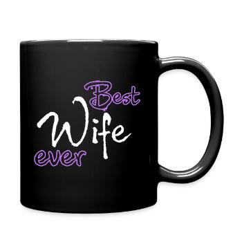 Best wife ever - Mug uni - noir - Droite