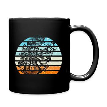 Dragon chinois - Mug uni - noir - Droite