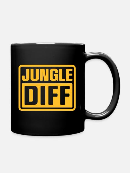 JUNGLE DIFF - Mug uni - noir