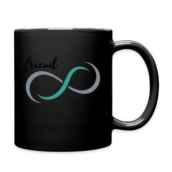 Best Friend - Tasse einfarbig - Schwarz - Rechts