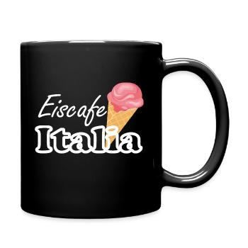 Eistüte2 - Tasse einfarbig - Schwarz - Rechts
