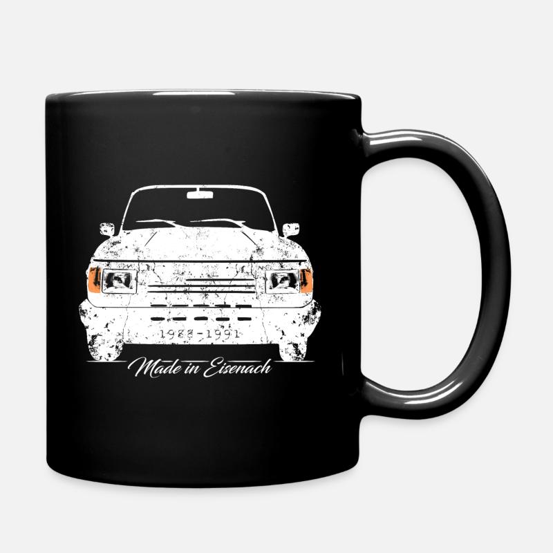 WARTBURG 1.3 - Made in Eisenach - Retro - Tasse einfarbig - Schwarz
