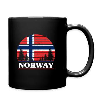 Norway - Full Colour Mug - black - Right