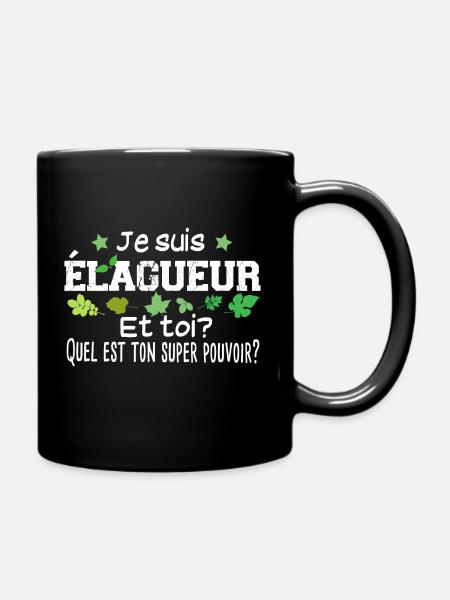 Elagueur Paysagiste métier charpentier bûcheron - Mug uni - noir