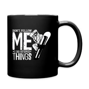 Snowboarding Snowboard Holiday Snowboard Snowboarder - Full Colour Mug - black - Right