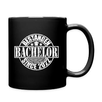 Bachelor 2022 bestanden since 2022 - Tasse einfarbig - Schwarz - Rechts