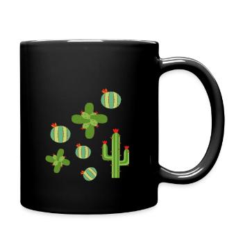 cactus,cactus love, plants,cacti,desert,cacti - Full Colour Mug - black - Right