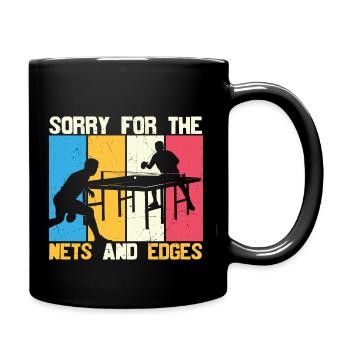 Drôle de dire cadeaux de joueur de tennis de table - Mug uni - noir - Droite