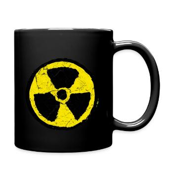 Logo radioactif Signal Vintage Funny Radio - Mug uni - noir - Droite