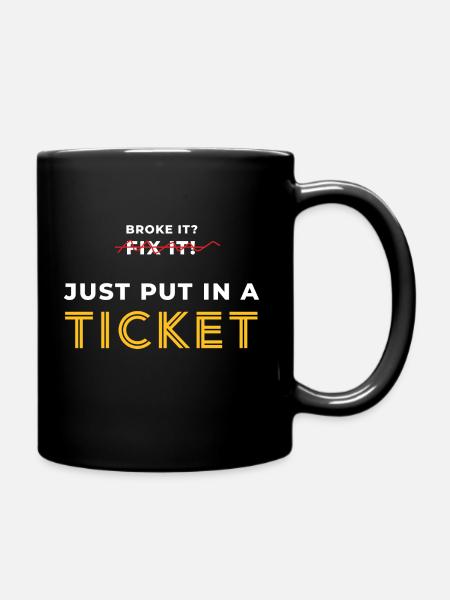 Spécialiste du support informatique - Mug uni - noir