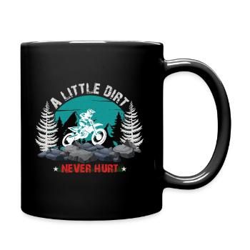 Dirtbike, Motorcross, Motorcycle, Bike, Outdoor - Full Colour Mug - black - Right