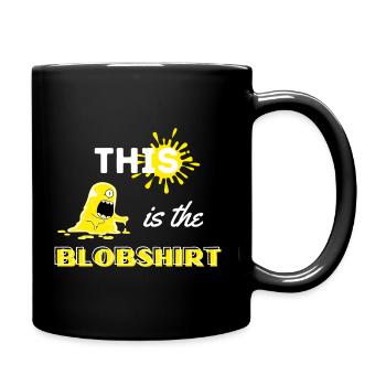 Gift blob humor funny fan - Full Colour Mug - black - Right